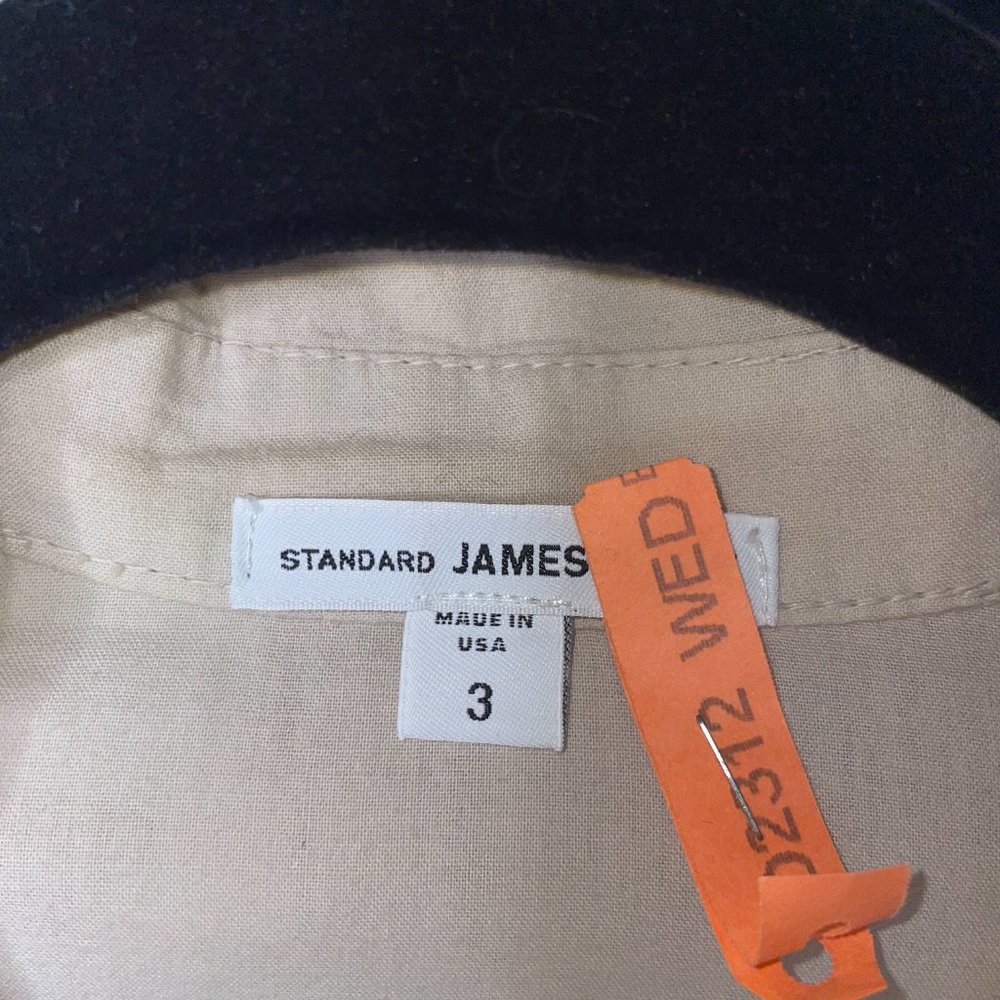James Perse Contrast Ribbed Surplus Shirt - Picture 6 of 7